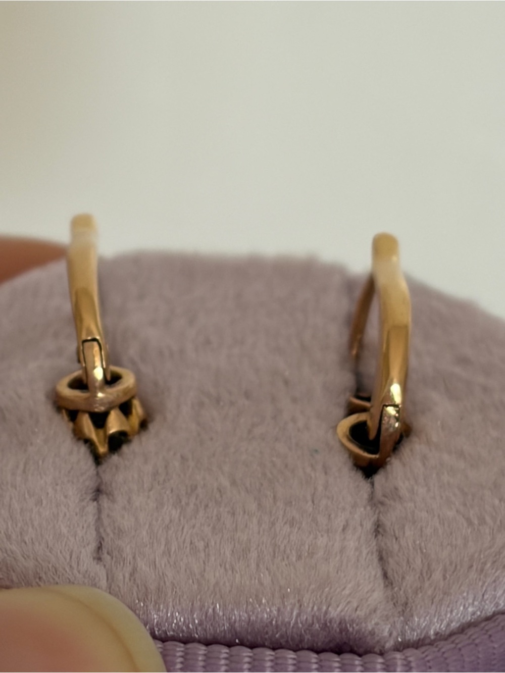 old mine cut diamond earrings- price is firm - Picture 9 of 12